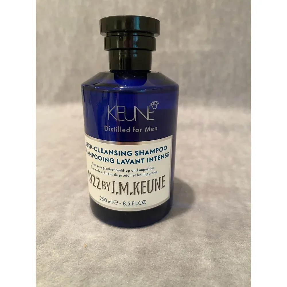 Keune Distilled for Men Deep Cleansing Hair Shampoo NEW‎ 8.5 fl. oz. 250 ml.